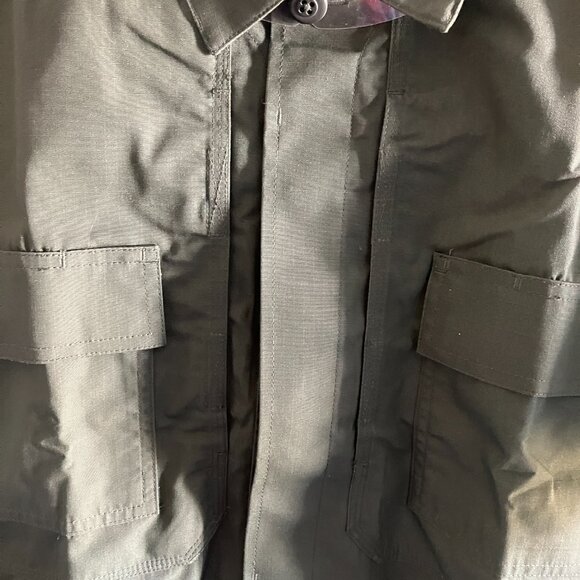 511 TACTICAL Short Sleeve Cotton Shirt Military Green Heavyweight Size Large. - Picture 9 of 14